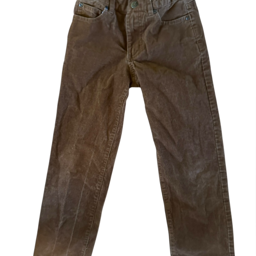 Janie and Jack Tan Corduroy Trousers